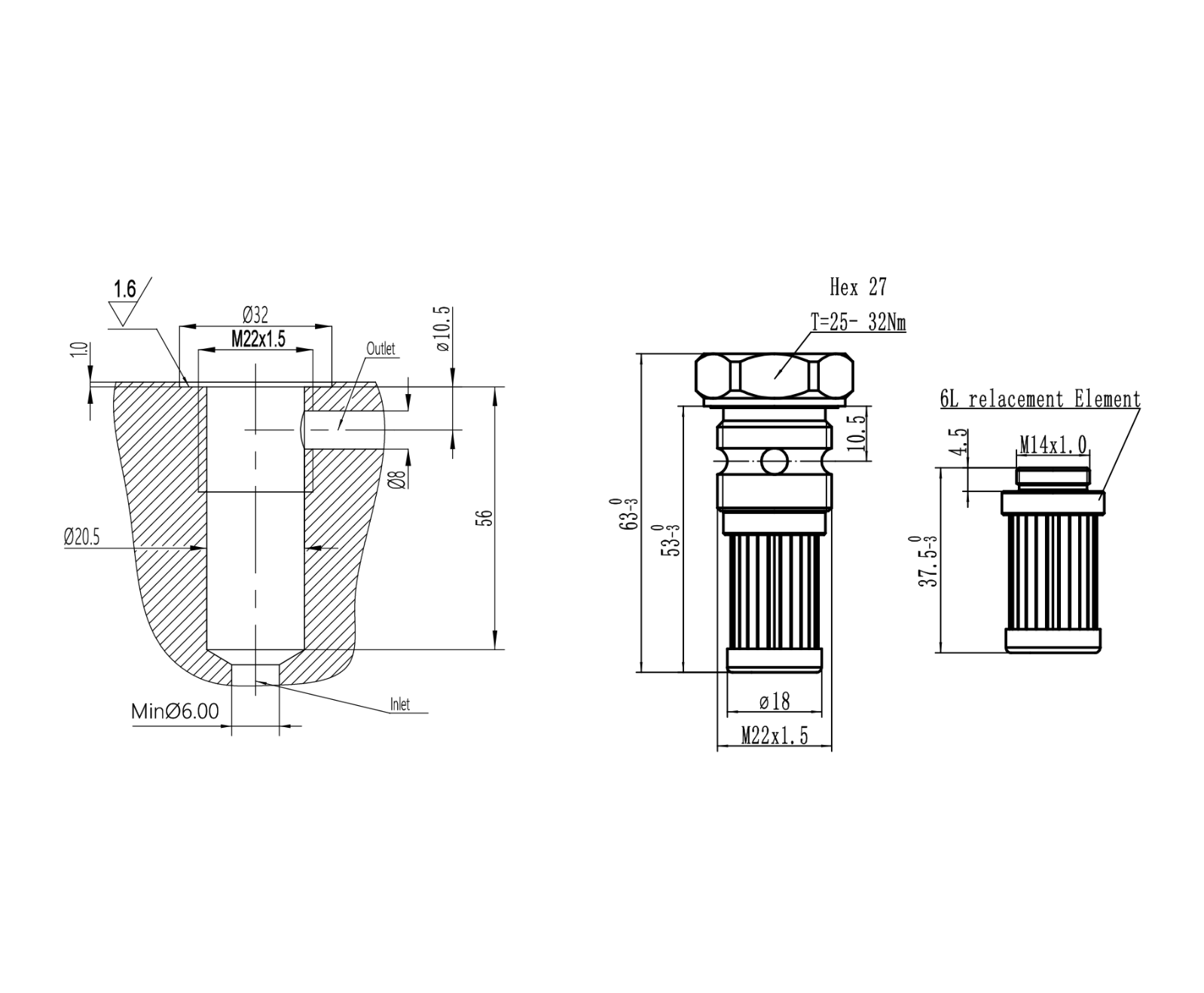 Filter Element 2211350-6L