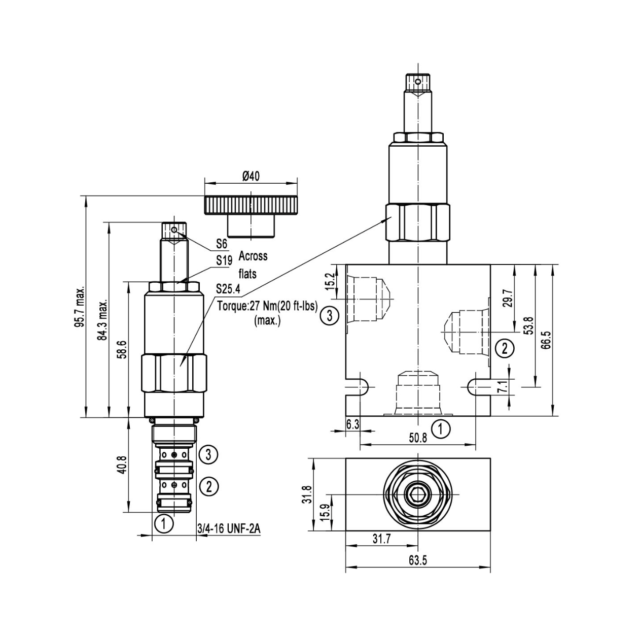 Pressure Relieving/reducing Valve PR08-D2
